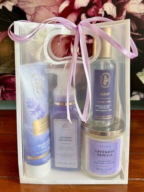 NEW 5-Pc Lavender Vanilla Full Size Bath & Body Works